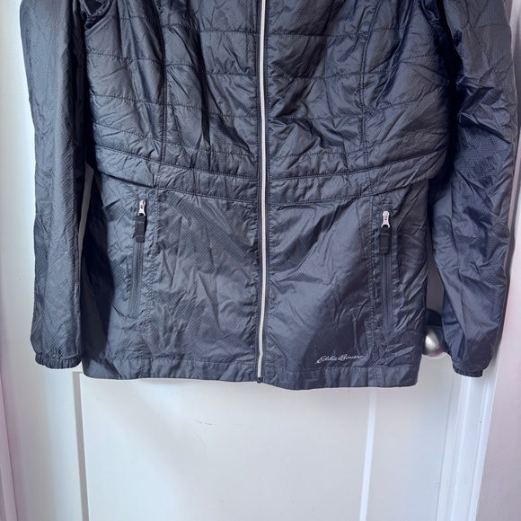 Eddie Bauer Women's Lightweight Quilted Vented Jacket Full Zip Black 23612343 LG - Picture 2 of 12